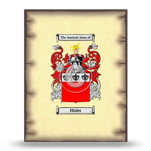 Hisler Coat of Arms Print