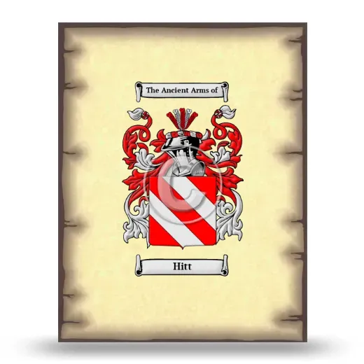 Hitt Coat of Arms Print