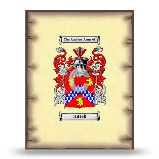 Hittell Coat of Arms Print