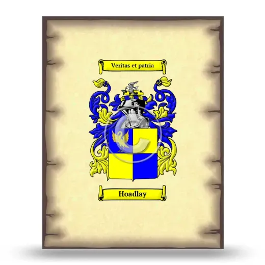 Hoadlay Coat of Arms Print