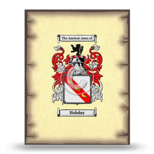 Hobday Coat of Arms Print