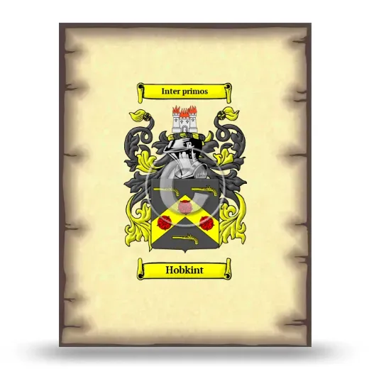 Hobkint Coat of Arms Print
