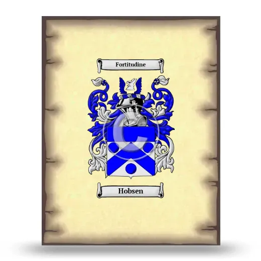 Hobsen Coat of Arms Print