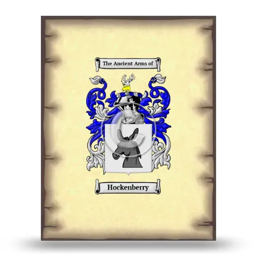 Hockenberry Coat of Arms Print