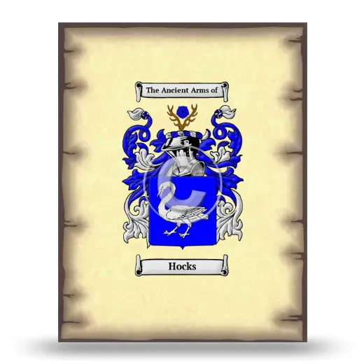 Hocks Coat of Arms Print
