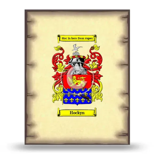 Hockyn Coat of Arms Print