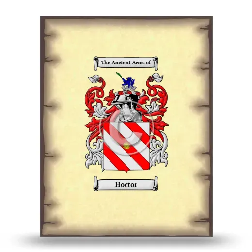 Hoctor Coat of Arms Print