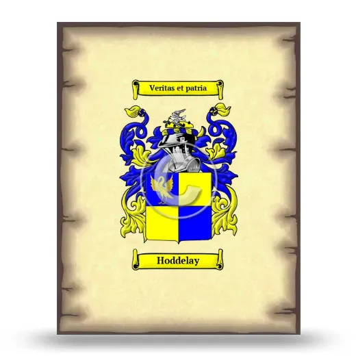 Hoddelay Coat of Arms Print