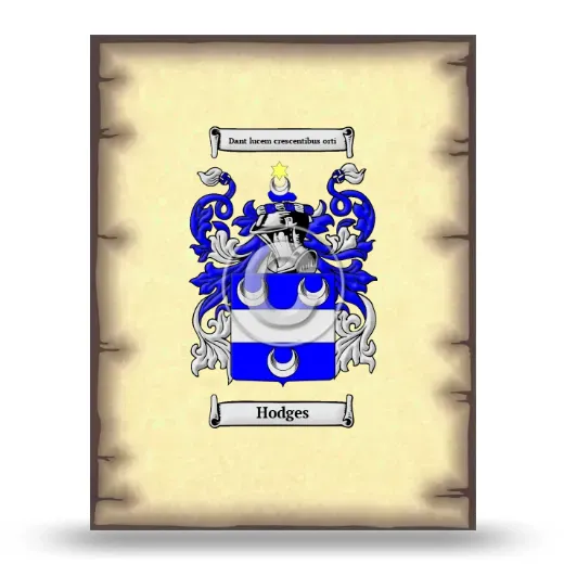 Hodges Coat of Arms Print