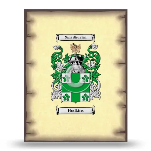 Hodkins Coat of Arms Print