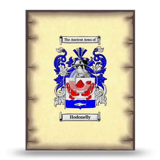 Hodonelly Coat of Arms Print