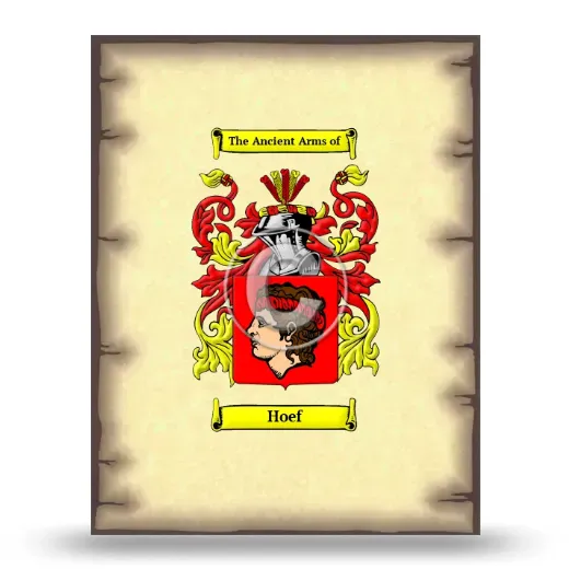 Hoef Coat of Arms Print