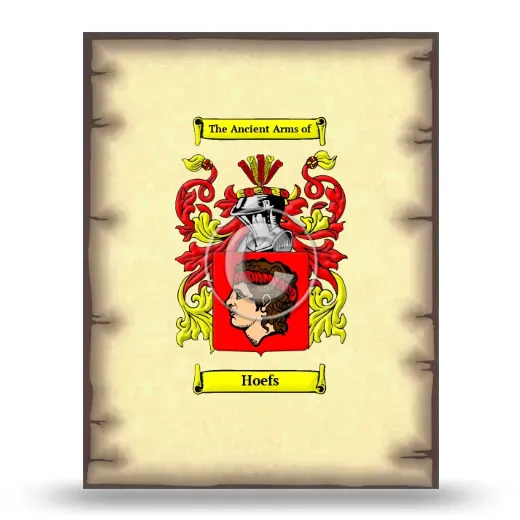 Hoefs Coat of Arms Print
