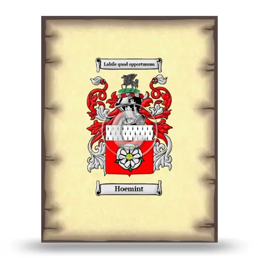 Hoemint Coat of Arms Print