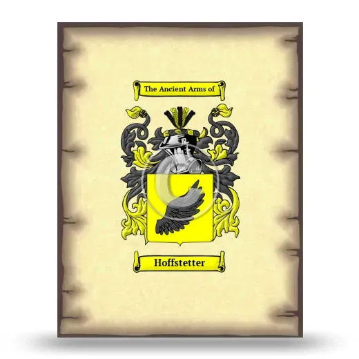 Hoffstetter Coat of Arms Print