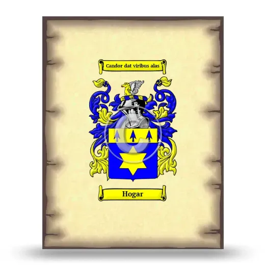 Hogar Coat of Arms Print