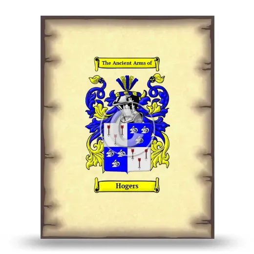 Hogers Coat of Arms Print