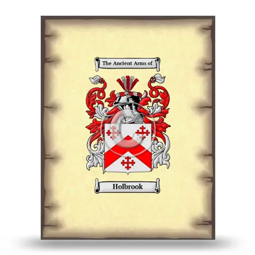 Holbrook Coat of Arms Print