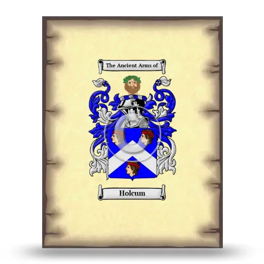 Holcum Coat of Arms Print
