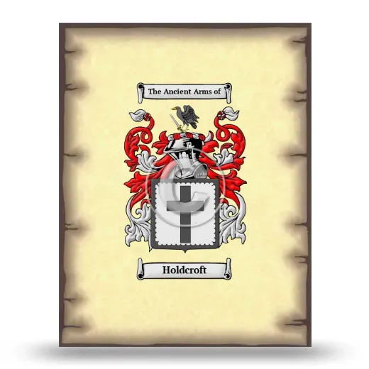 Holdcroft Coat of Arms Print