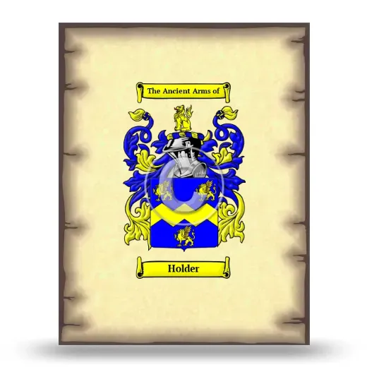 Holder Coat of Arms Print