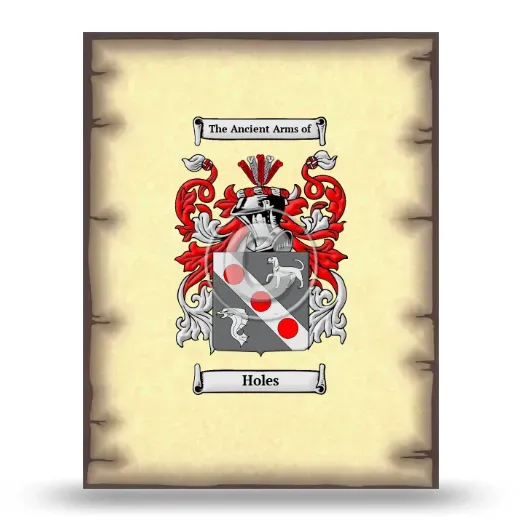 Holes Coat of Arms Print