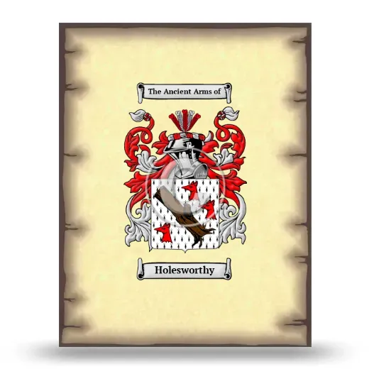 Holesworthy Coat of Arms Print
