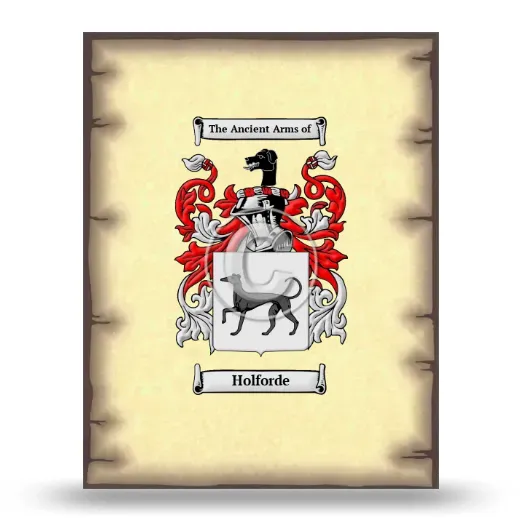 Holforde Coat of Arms Print