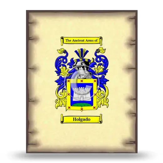 Holgado Coat of Arms Print