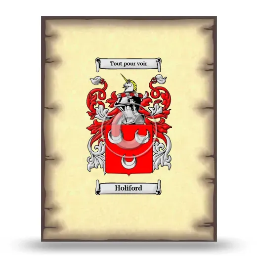 Holiford Coat of Arms Print