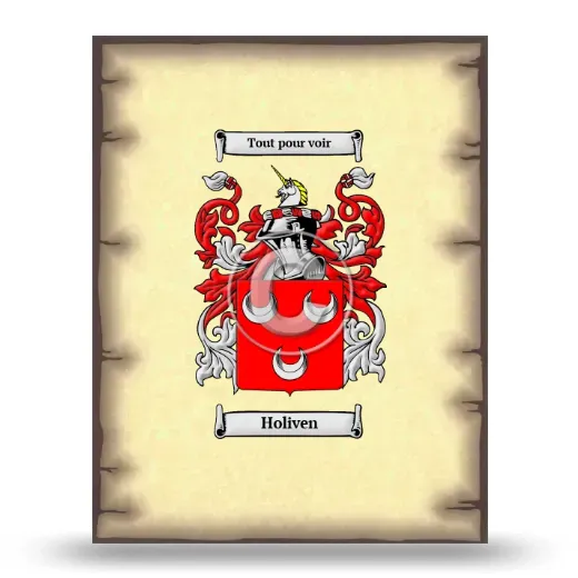Holiven Coat of Arms Print