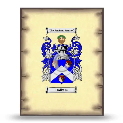 Holkam Coat of Arms Print