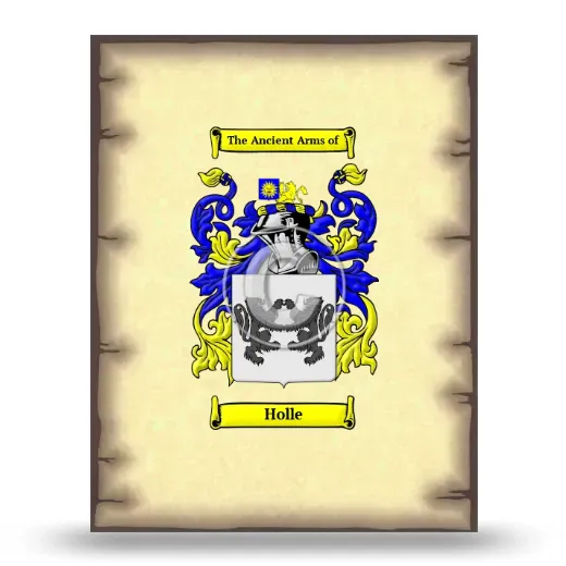 Holle Coat of Arms Print