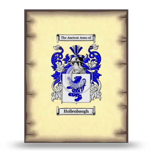 Hollenbaugh Coat of Arms Print
