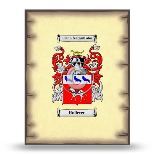 Holleren Coat of Arms Print