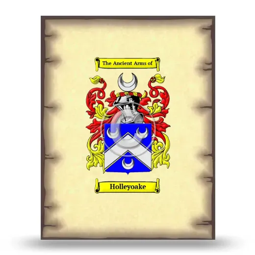 Holleyoake Coat of Arms Print