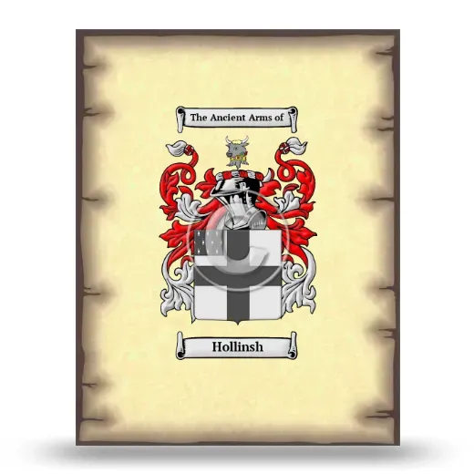 Hollinsh Coat of Arms Print