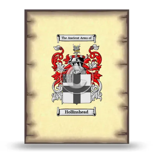 Hollinshead Coat of Arms Print