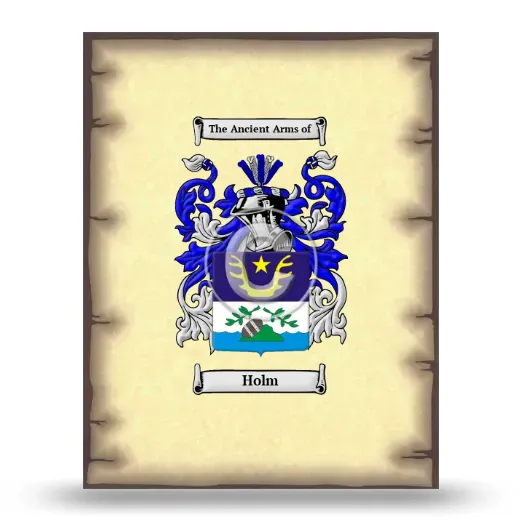 Holm Coat of Arms Print