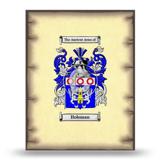 Holoman Coat of Arms Print