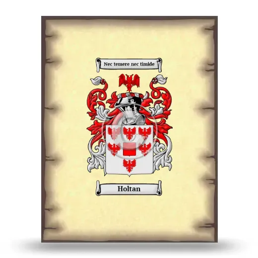 Holtan Coat of Arms Print