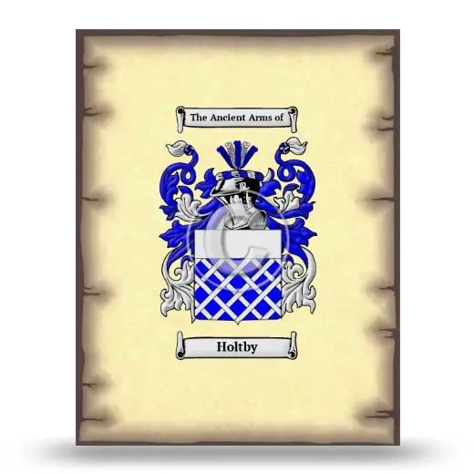 Holtby Coat of Arms Print