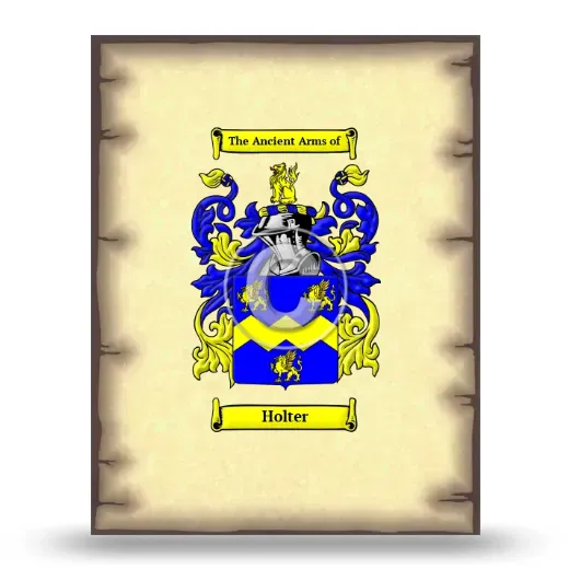 Holter Coat of Arms Print
