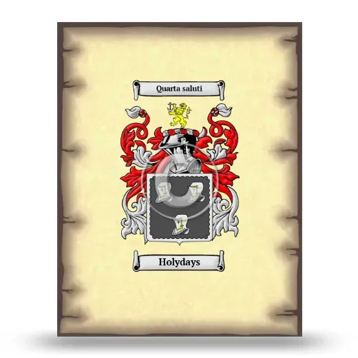 Holydays Coat of Arms Print