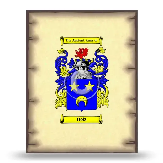 Holz Coat of Arms Print
