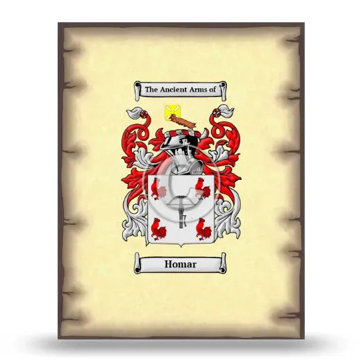 Homar Coat of Arms Print