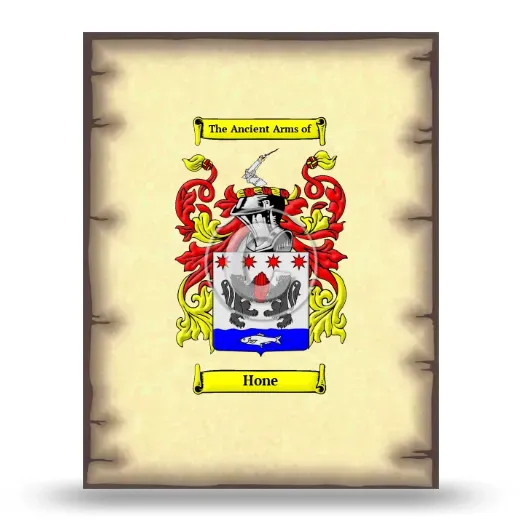 Hone Coat of Arms Print