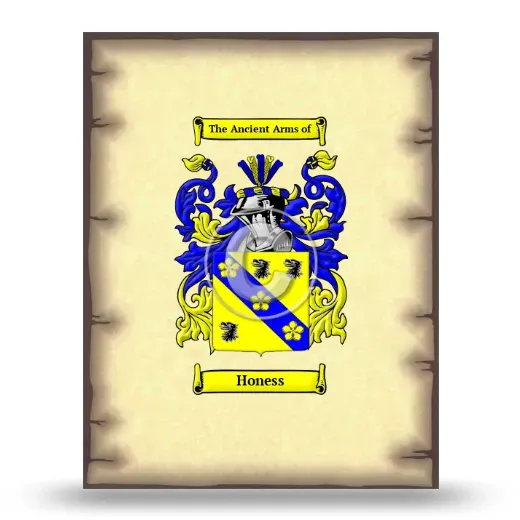 Honess Coat of Arms Print