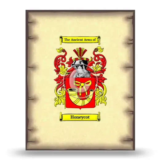 Honeycot Coat of Arms Print