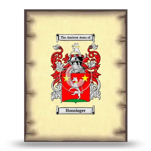 Honsinger Coat of Arms Print